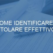 come identificare il titolare effettivo