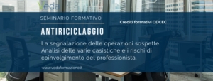 segnalazione di operazioni sospette